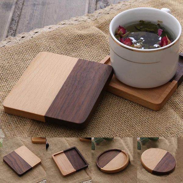 mats & pads 1pc durable wood coasters placemats round heat resistant drink mat table tea coffee cup pad non-slip insulation
mats & pads 1pc durable wood coasters placemats round heat resistant drink mat table tea coffee cup pad non-slip insulation