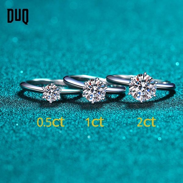 cluster rings duq 925 sterling silver ring0.5/1/2ct classic style diamond jewelry moissanite ring wedding party anniversary for women, Golden;silver
cluster rings duq 925 sterling silver ring0.5/1/2ct classic style diamond jewelry moissanite ring wedding party anniversary for women, Golden;silver