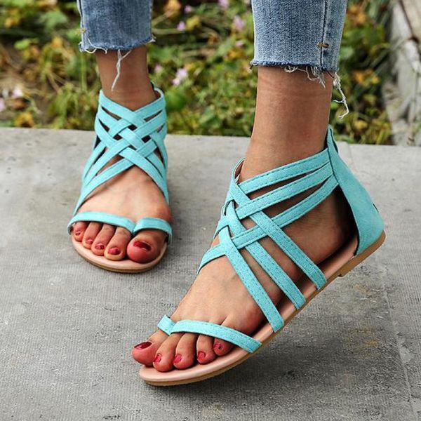 sandals lady casual shoes plus size 35-43 women bohemia colorful summer gladiator flat ankle strap, Black
sandals lady casual shoes plus size 35-43 women bohemia colorful summer gladiator flat ankle strap, Black