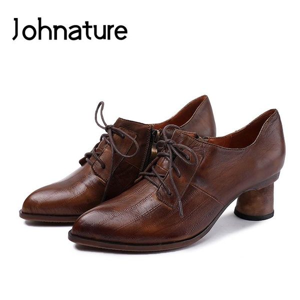 dress shoes johnature pumps women genuine leather retro 2021 autumn winter pointed toe casual high heels totem ladies, Black
dress shoes johnature pumps women genuine leather retro 2021 autumn winter pointed toe casual high heels totem ladies, Black