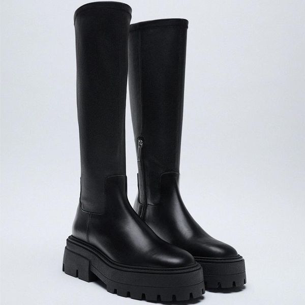 boots women high thick heel platform warm female shoes slip on soft leather waterproof knight boot winter fashion slim 2021, Black
boots women high thick heel platform warm female shoes slip on soft leather waterproof knight boot winter fashion slim 2021, Black