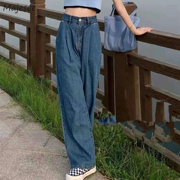 women's jeans women simple fashion full length wide leg streetwear harajuku all-match autumn female trousers high waist pockets ulzzang, Blue
women's jeans women simple fashion full length wide leg streetwear harajuku all-match autumn female trousers high waist pockets ulzzang, Blue