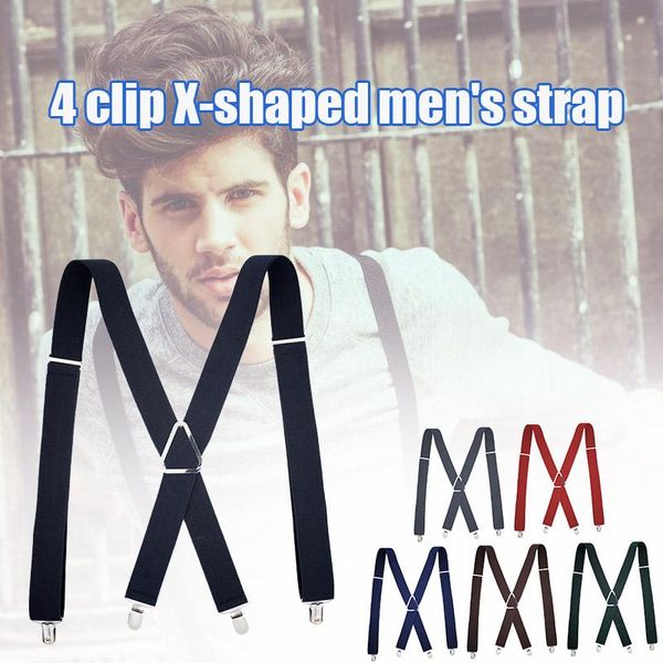 outdoor fitness equipment ly x-shaped men trousers pants braces with 4 clips elastic adjustable suspenders bf88
outdoor fitness equipment ly x-shaped men trousers pants braces with 4 clips elastic adjustable suspenders bf88