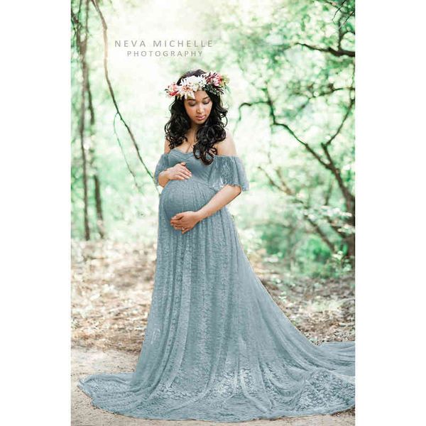dresses women shoulderless european and american style pregnancy lace clothes maternity es for po shoot, Black;gray
dresses women shoulderless european and american style pregnancy lace clothes maternity es for po shoot, Black;gray