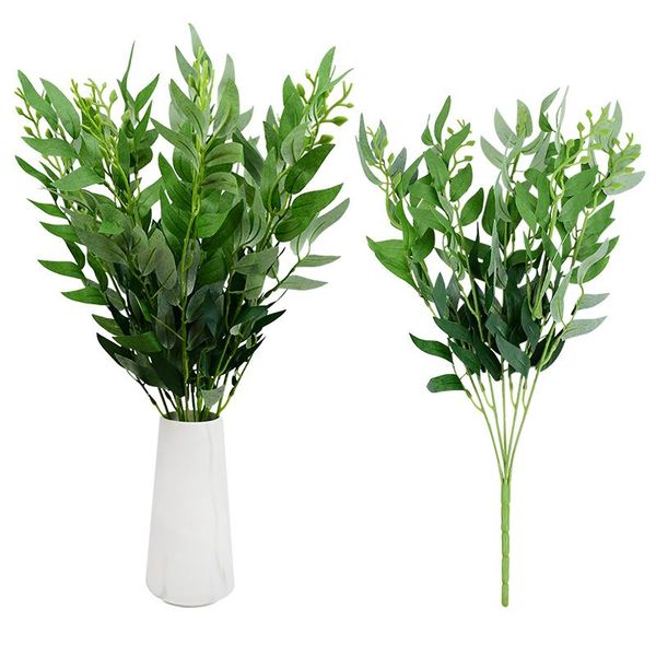52cm silk artificial willow leaves branch diy green leaf flowers bouquet for home living room decor arrangement wedding supplies decorative
52cm silk artificial willow leaves branch diy green leaf flowers bouquet for home living room decor arrangement wedding supplies decorative