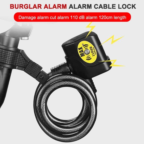 bike locks universal anti-theft mtb alarm cable portable mountain bicycle security steel wire lock cycling equipment supplies
bike locks universal anti-theft mtb alarm cable portable mountain bicycle security steel wire lock cycling equipment supplies