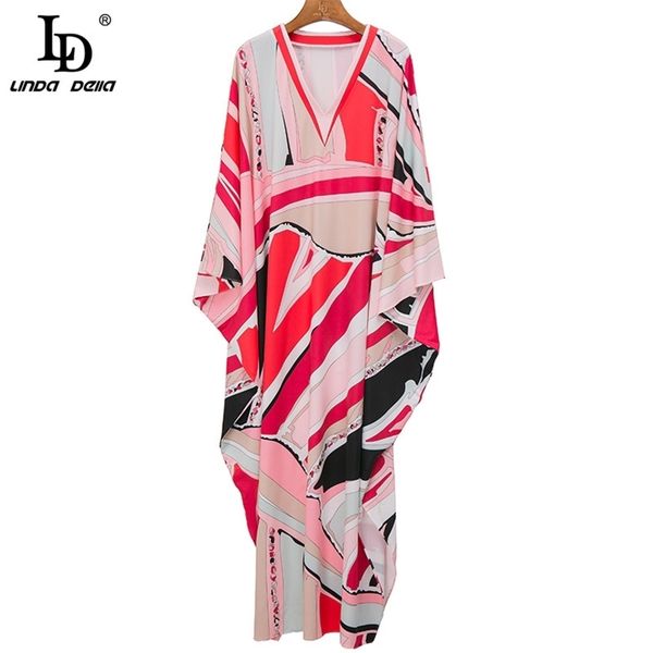 fashion designer summer vintage long dress women v-neck batwing sleeve printing loose floor-length maxi 210522, Black;gray
fashion designer summer vintage long dress women v-neck batwing sleeve printing loose floor-length maxi 210522, Black;gray