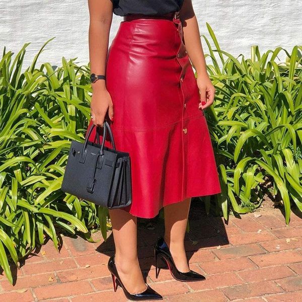 fashion pu leather faux women skirt a line office spring fall casual solid knee length midi clubwear, Black
fashion pu leather faux women skirt a line office spring fall casual solid knee length midi clubwear, Black