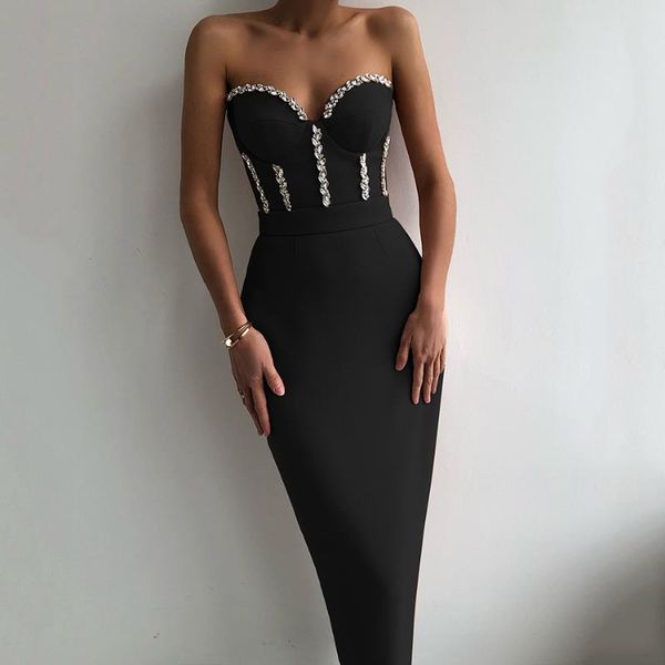 casual dresses midi bandage dress 2021 arrival black women summer crystal party evening birthday club outfits, Black;gray
casual dresses midi bandage dress 2021 arrival black women summer crystal party evening birthday club outfits, Black;gray