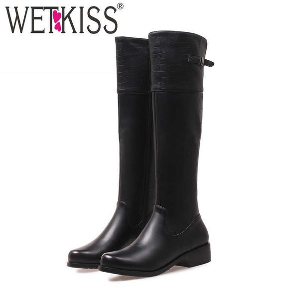 wetkiss winter women knee high boots round toe print footwear thick heels female riding boot motorcycle shoes woman 210630, Black
wetkiss winter women knee high boots round toe print footwear thick heels female riding boot motorcycle shoes woman 210630, Black
