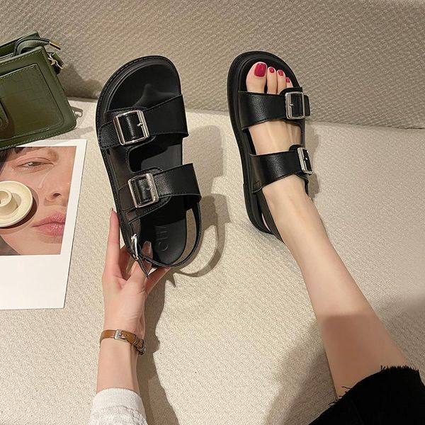 sandals buckle strap beige heeled 2021 summer beach shoes black comfort girls fashion low solid casual rome basic scandals p 
sandals buckle strap beige heeled 2021 summer beach shoes black comfort girls fashion low solid casual rome basic scandals p