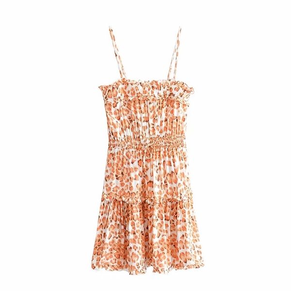 women summer spaghetti strap mini dress floral printed sleeveless orange sling 210524, Black;gray
women summer spaghetti strap mini dress floral printed sleeveless orange sling 210524, Black;gray