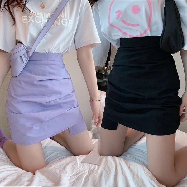 skirts pleated bodycorn pencil women purple high waist skinny korean summer mini skirt zipper vintage female short, Black
skirts pleated bodycorn pencil women purple high waist skinny korean summer mini skirt zipper vintage female short, Black