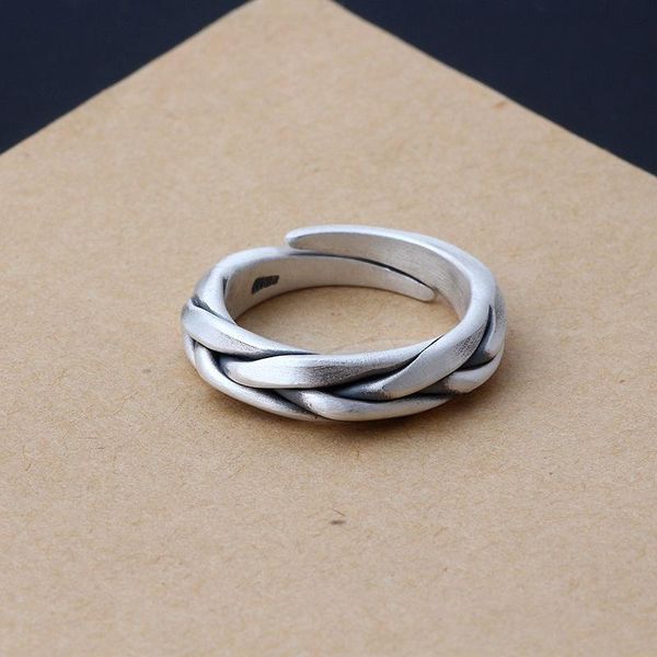 cluster rings black thai silver product 999 fine braid opening ring retro matte by hand, Golden;silver
cluster rings black thai silver product 999 fine braid opening ring retro matte by hand, Golden;silver