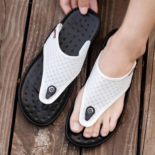 slippers fashion summer beach men pu leather home indoor comfort sandals casual shoes flip flops footwear slides, Black
slippers fashion summer beach men pu leather home indoor comfort sandals casual shoes flip flops footwear slides, Black
