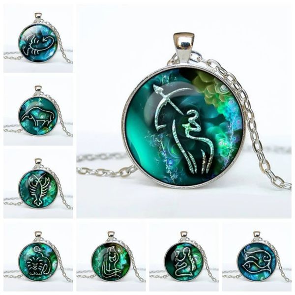 twelve constellation pendant glass necklaces galaxy horoscope necklace for men women jewelry, Silver
twelve constellation pendant glass necklaces galaxy horoscope necklace for men women jewelry, Silver