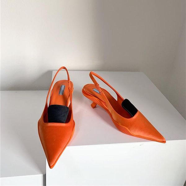 spring summer high heels women design pointed toe slingback sandals concise fashion female shoes, Black
spring summer high heels women design pointed toe slingback sandals concise fashion female shoes, Black