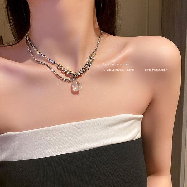 chains irregular patchwork necklace set auger acrylic thick chain sautoir female ins cold wind of clavicle, Silver
chains irregular patchwork necklace set auger acrylic thick chain sautoir female ins cold wind of clavicle, Silver