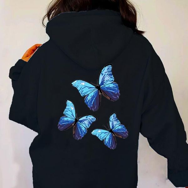 women's hoodies & sweatshirts butterflies long sleeve winter clothes women printing fall 2021 clothing drop casual pullovers xl, Black
women's hoodies & sweatshirts butterflies long sleeve winter clothes women printing fall 2021 clothing drop casual pullovers xl, Black