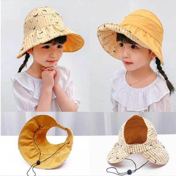 caps & hats children summer hat double-sided wear empty cap uv protection for girl beach sun child with windproof rope, Yellow
caps & hats children summer hat double-sided wear empty cap uv protection for girl beach sun child with windproof rope, Yellow