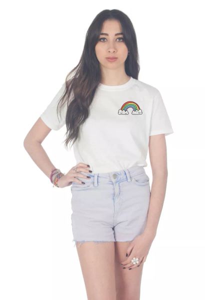 rainbow pocket t-shirt fashion blogger grunge tumblr cute, White;black 
rainbow pocket t-shirt fashion blogger grunge tumblr cute, White;black