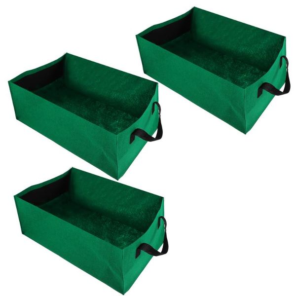 planters & pots 3pcs rectangular non-woven pouch vegetable planting container with handle
planters & pots 3pcs rectangular non-woven pouch vegetable planting container with handle