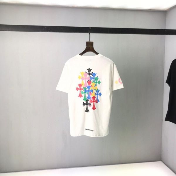 hearts/chrome croosin ins summer fashion brand ch kro sanskrit cross color printing short t-shirt men's and women's casual half sl, White;black
hearts/chrome croosin ins summer fashion brand ch kro sanskrit cross color printing short t-shirt men's and women's casual half sl, White;black