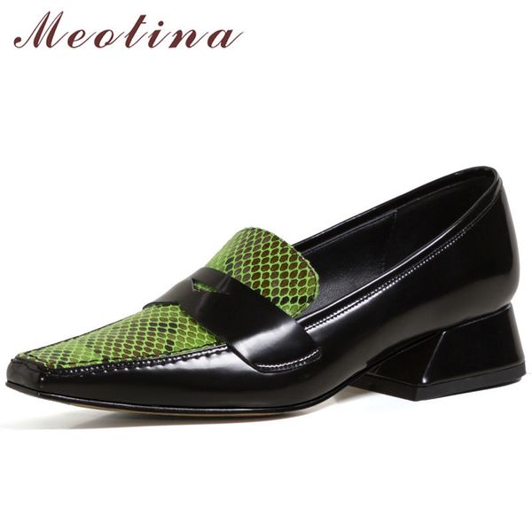 square toe pumps natural genuine leather med heels thick heel women shoes slip on female footwear spring apricot size 41 210517, Black
square toe pumps natural genuine leather med heels thick heel women shoes slip on female footwear spring apricot size 41 210517, Black