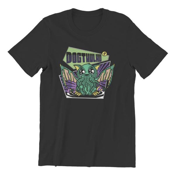 men's t-shirts dogthulhu monster kawaii 100% cotton games  tees 56482, White;black
men's t-shirts dogthulhu monster kawaii 100% cotton games  tees 56482, White;black