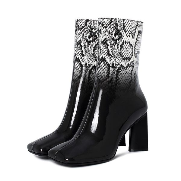 boots 2021 autumn winter women ankle patent leather shoes woman zipper platforms black working casual short 42
boots 2021 autumn winter women ankle patent leather shoes woman zipper platforms black working casual short 42
