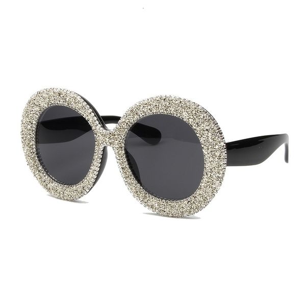 summer sunglasses 2021 luxury oversized women vintage rhinestones sun glasses round frame gradient mirror shades for oculos, White;black
summer sunglasses 2021 luxury oversized women vintage rhinestones sun glasses round frame gradient mirror shades for oculos, White;black