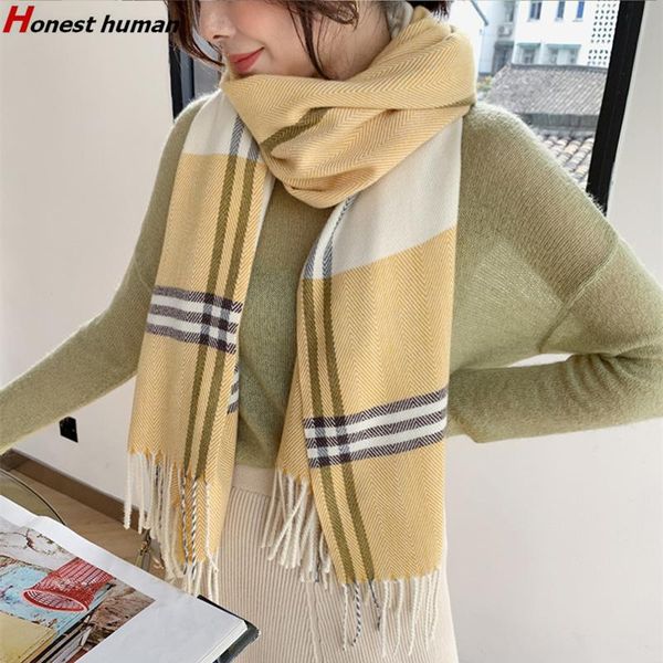 scarves autumn winter women plaid cashmere scarf warm thicken long tassel for female fashion elegant casual shawl high quality, Blue;gray
scarves autumn winter women plaid cashmere scarf warm thicken long tassel for female fashion elegant casual shawl high quality, Blue;gray