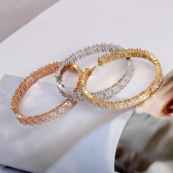 tirim luxury trendy crystal big hoop earrings for women cubic zircon banquet nigeria party jewelry wedding prom anniversary gift1, Golden;silver
tirim luxury trendy crystal big hoop earrings for women cubic zircon banquet nigeria party jewelry wedding prom anniversary gift1, Golden;silver
