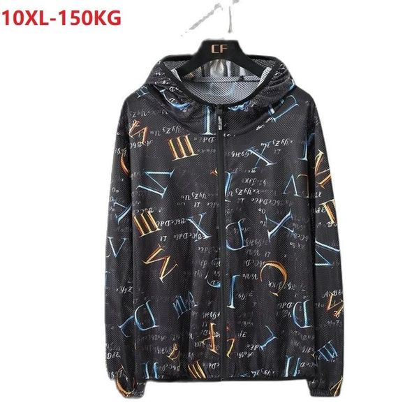 men's jackets summer men sun protection coat hooded thin letter camouflage cool out door ice silk jacket plus size 8xl 9xl 10xl 68 70, Black;brown
men's jackets summer men sun protection coat hooded thin letter camouflage cool out door ice silk jacket plus size 8xl 9xl 10xl 68 70, Black;brown