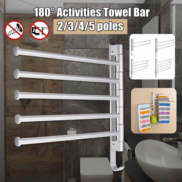 towel racks bathroom swivel bar 4-arm stainless steel swing hanger rack with hook space saving wall mount rotating rail
towel racks bathroom swivel bar 4-arm stainless steel swing hanger rack with hook space saving wall mount rotating rail