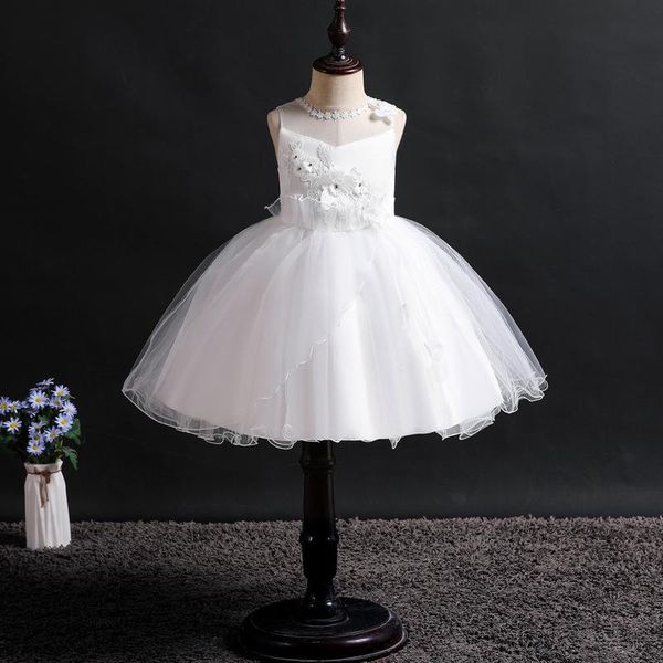 girl's dresses flower girls illusion sequined embroidery lace tulle o-neck knee-length appliques crystal kids party princess gown f126, Red;yellow
girl's dresses flower girls illusion sequined embroidery lace tulle o-neck knee-length appliques crystal kids party princess gown f126, Red;yellow