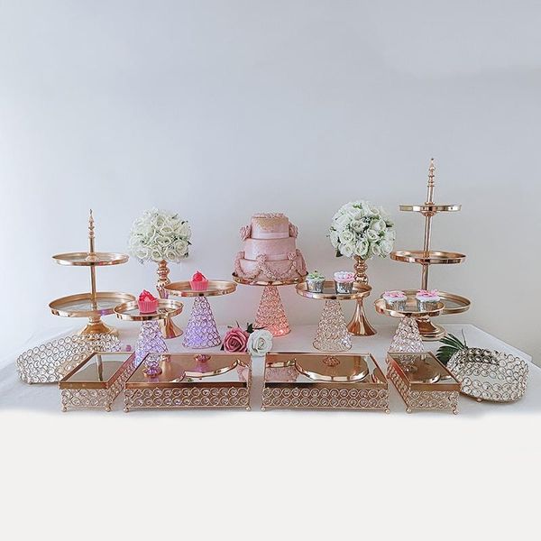 other bakeware 10pcs-16pcs crystal metal cake stand set cupcake decorations dessert pedestal wedding party display tray
other bakeware 10pcs-16pcs crystal metal cake stand set cupcake decorations dessert pedestal wedding party display tray