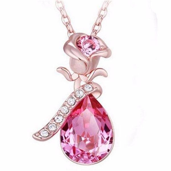 pendant necklaces est european and american trend woman necklace angel tears shape lmitation crystal flower jewelry, Silver
pendant necklaces est european and american trend woman necklace angel tears shape lmitation crystal flower jewelry, Silver