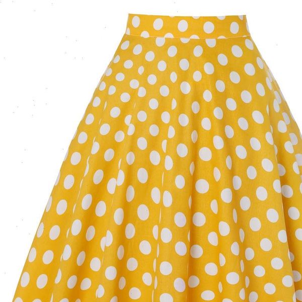 womens skirt vintage short women yellow polka dot skirts ladies cotton high waist swing summer, Black
womens skirt vintage short women yellow polka dot skirts ladies cotton high waist swing summer, Black