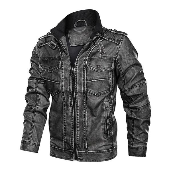 men's jackets men leather jacket spring autumn stand-up collar solid color pu coats motorcycle washed clothing large size, Black;brown
men's jackets men leather jacket spring autumn stand-up collar solid color pu coats motorcycle washed clothing large size, Black;brown