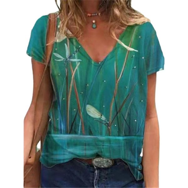 women's t-shirt 3d graphic t shirts v-neck print short sleeve casual loose shirt clothing women 2021 summer fashion plus size 5xl tee, White
women's t-shirt 3d graphic t shirts v-neck print short sleeve casual loose shirt clothing women 2021 summer fashion plus size 5xl tee, White
