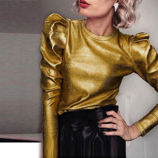 women's blouses & shirts 2021 women long puff sleeve shirt ladies round neck casual loose blouse spring jumper ol blusas mujer, White
women's blouses & shirts 2021 women long puff sleeve shirt ladies round neck casual loose blouse spring jumper ol blusas mujer, White