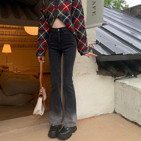 women's jeans children chic style spring autumn 2021 small high waist black gray gradient micro pants rac, Blue
women's jeans children chic style spring autumn 2021 small high waist black gray gradient micro pants rac, Blue