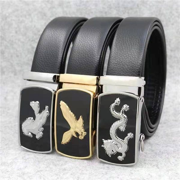 fashion trend men's belt luxury design smooth horse eagle dragon automatic buckle business casual pants belts, Black;brown
fashion trend men's belt luxury design smooth horse eagle dragon automatic buckle business casual pants belts, Black;brown