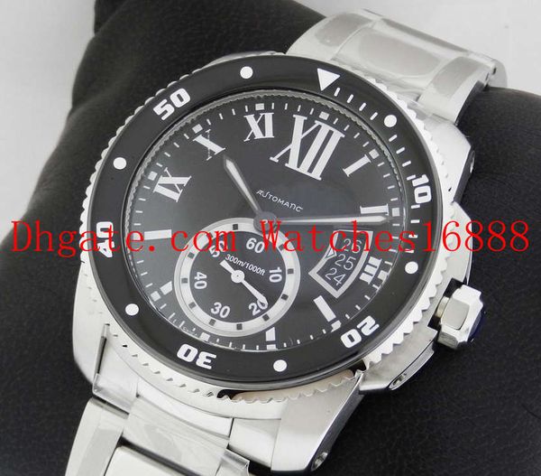black men's date sport wrist watches calibre de diver w7100057 stainless steel bracelet mens automatic machinery watch, Slivery;brown
black men's date sport wrist watches calibre de diver w7100057 stainless steel bracelet mens automatic machinery watch, Slivery;brown
