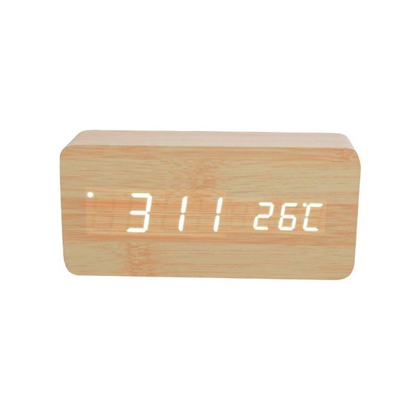 desk & table clocks alarm clock wood led light muktin bamboo wooden with temperature and time voice control digital square
desk & table clocks alarm clock wood led light muktin bamboo wooden with temperature and time voice control digital square