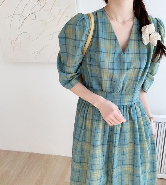 casual dresses mela plaid dress south korea ins blogger recommends b fried chicken comfortable material dalian goods, Black;gray
casual dresses mela plaid dress south korea ins blogger recommends b fried chicken comfortable material dalian goods, Black;gray