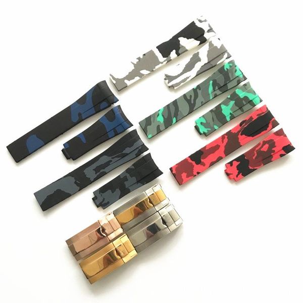 watch bands butterfly buckle accessories band for sub gmt wrist strap camouflage army rubber silicone arc mouth bracelet 20mm, Black;brown
watch bands butterfly buckle accessories band for sub gmt wrist strap camouflage army rubber silicone arc mouth bracelet 20mm, Black;brown