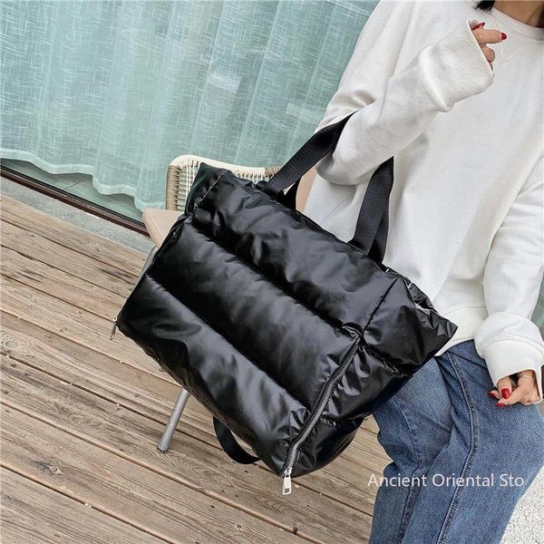 evening bags winter large capacity shoulder bag for women waterproof nylon space pad cotton feather down tote female handbags
evening bags winter large capacity shoulder bag for women waterproof nylon space pad cotton feather down tote female handbags
