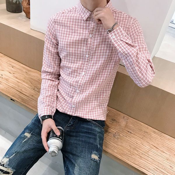 t shirts 5xl-s spring simple long plaid for men's clothes 2021 plus skinny size casual fit night club tuxedo pink rpvb, White;black
t shirts 5xl-s spring simple long plaid for men's clothes 2021 plus skinny size casual fit night club tuxedo pink rpvb, White;black